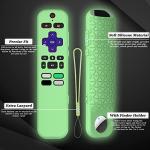 Glow in the Dark Roku Remote Cover with Tracker