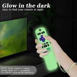Glow in the Dark Roku Remote Cover with Tracker
