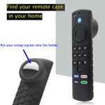 Glow-in-the-Dark Alexa Remote Cover with Airtag Holder