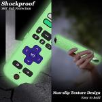 Glow in the Dark Roku Remote Cover with Tracker