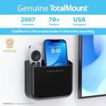 Hole-Free Remote Holder for 2 or 3 Remotes