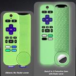 Glow in the Dark Roku Remote Cover with Tracker