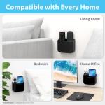 Hole-Free Remote Holder for 2 or 3 Remotes