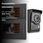 7-Inch Video Intercom Doorbell System with Camera