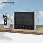 WOLILIWO 7-Inch Wired Video Intercom System