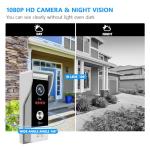 Wired Video Doorbell Intercom with 10-Inch Monitor