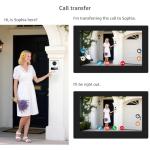 Wired Video Doorbell Intercom System with Touch Screen
