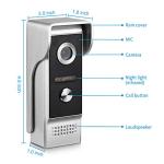 AMOCAM 7-Inch Video Intercom System with Camera