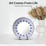 Kruodop 6-Inch Black Metal Plate Display Stands