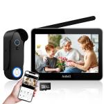 ACEBELL WiFi Video Doorbell with 7'' Monitor