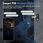 Wireless Smart Video Doorbell with Touchscreen Display