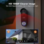 Tmezon WiFi Video Doorbell with 7" Touch Screen