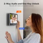 Tmezon WiFi Video Doorbell with 7" Touch Screen