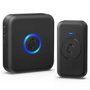 FOVKSUC Waterproof Wireless Doorbell with 60 Chimes