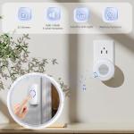 PHYSEN Wireless Doorbell with 1000ft Range and 32 Tones