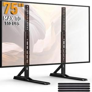 Universal Adjustable TV Stand for 22-75 Inch TVs