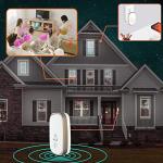 Wireless Doorbell with 1,000ft Range and LED Flash