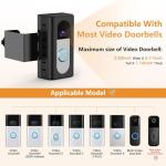 QIBOX Adjustable No-Drill Mount for Video Doorbell