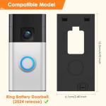LOCKA No-Drill Video Doorbell Mount for Ring