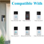 Adjustable Video Doorbell Angle Mount for Wider View