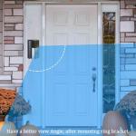 Adjustable Video Doorbell Angle Mount for Wider View