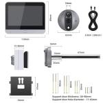 Invyxr WiFi Peephole Camera with 4.3-Inch Monitor