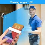 Yunseity 3MP Smart Video Doorbell with Night Vision