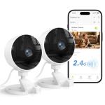 GNCC 1080P Indoor/Outdoor Security Cameras - 2-Pack