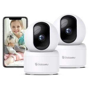 GALAYOU 2K Indoor Security Camera with 360-Degree View
