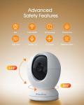 Usogood 2.5K Indoor Security Camera with 360° View
