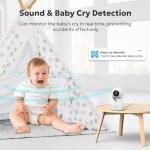 Owltron 2K Indoor Security Camera with Night Vision