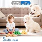 Indoor Pan/Tilt Security Camera with Night Vision