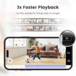 Owltron 2K Indoor Security Camera with Night Vision