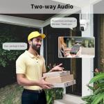 Wireless 360° Solar Security Camera with Two-Way Talk
