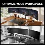 HUANUO Triple Monitor Mount for 17-32 Inch Screens