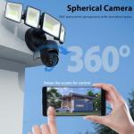 iMaihom Wired 2K Floodlight Security Camera