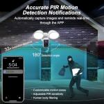 Deerdance Smart Floodlight Camera with Motion Sensor