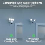 Wyze Floodlight Cam Mount with 20ft Power Cable