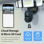 iMaihom Wired 2K Floodlight Security Camera