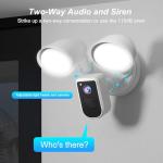 Deerdance Smart Floodlight Camera with Motion Sensor