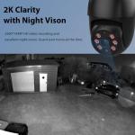 iMaihom Wired 2K Floodlight Security Camera