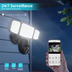 Onforu 2K HD Floodlight Camera with AI Detection