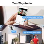 iMaihom Wired 2K Floodlight Security Camera