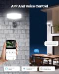 Olafus 2K Floodlight Camera with Motion and Night Vision
