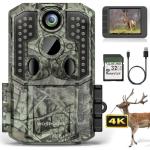 WOSPORTS 48MP 4K Motion Activated Trail Camera