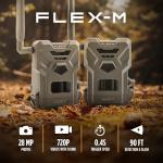 SPYPOINT Flex-M Twin Pack Cellular Trail Cameras