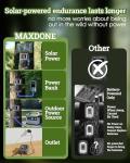 MAXDONE 4K Solar WiFi Trail Camera with Night Vision