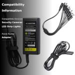 12V 5A Power Adapter and 8-Way Splitter