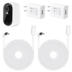 ALERTCAM 2-Pack 30ft Waterproof Charging Cable for Arlo