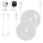 Blink Mini Indoor Power Cable - 25ft USB C Extension 2-Pack